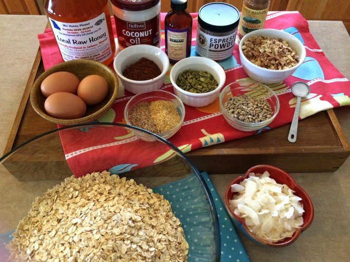 ingredients chocolate espresso granola