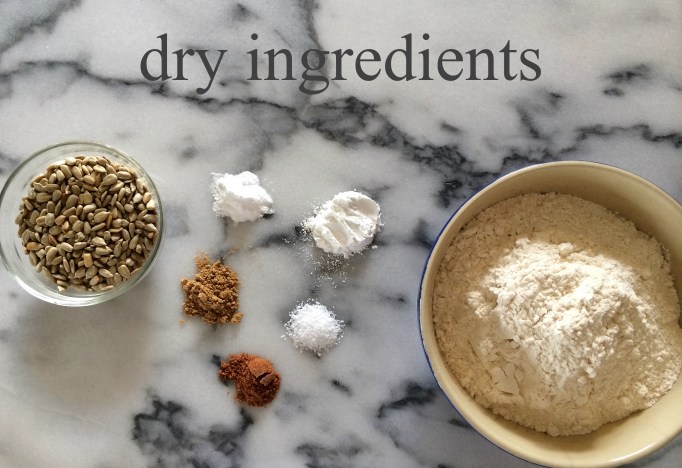 Blood orange & honey bread dry ingredients