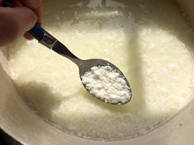 Ricotta cheese curds