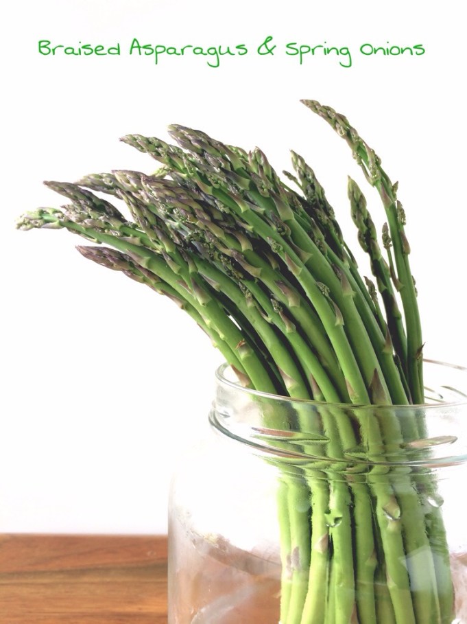 Braised Asparagus & Spring Onions