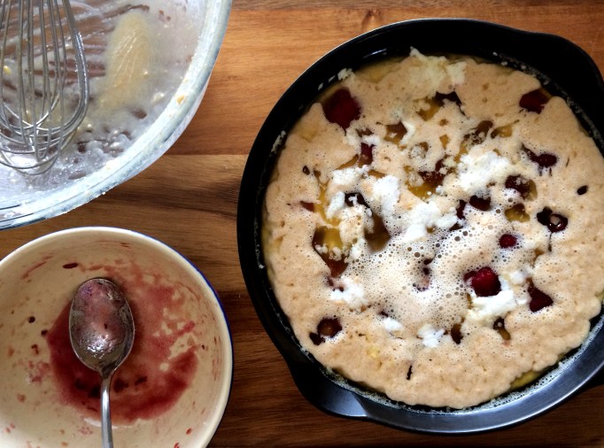 Cast-Iron Cherry Cobbler