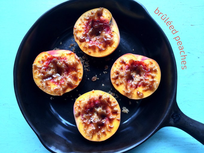 Brûléed Peaches