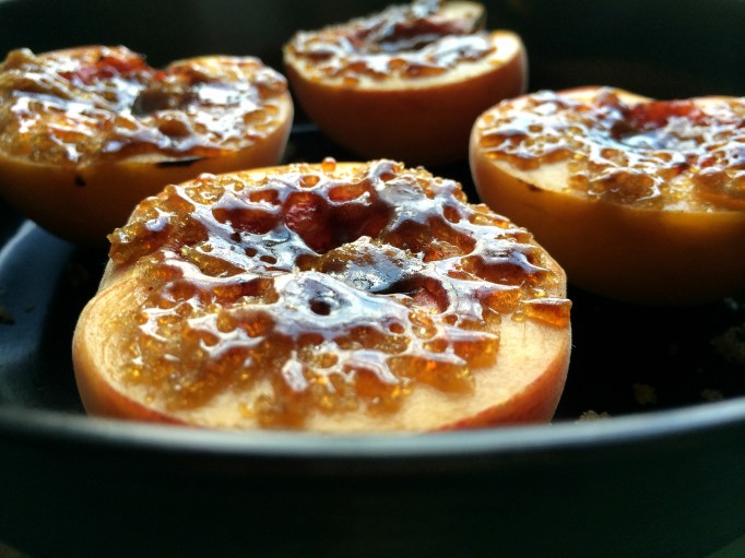 Brûléed Peaches