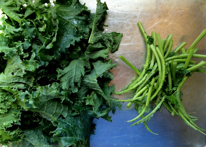 Potato Kale Cakes with Kimchee Mayo