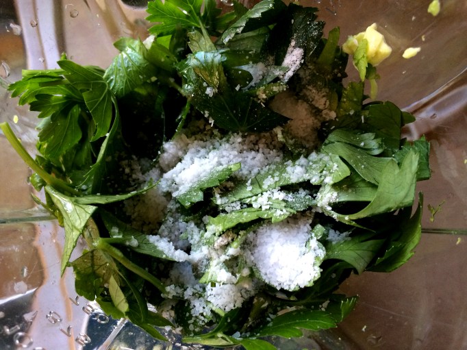 3-Bean Salad with Avocado Cashew Dressing