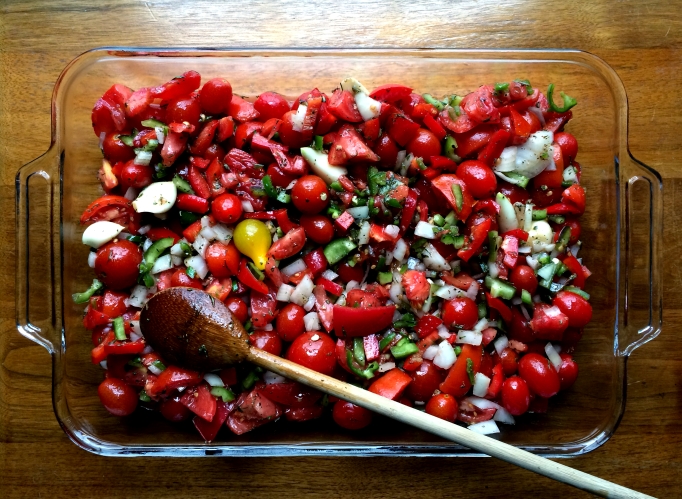 Roasted Tomatoes & Peppers