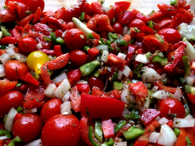 Roasted Tomatoes & Peppers