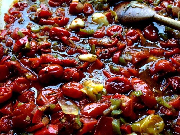 Roasted Tomatoes & Peppers