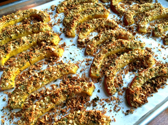 Parmesan & Herb Crusted Pumpkin Slices