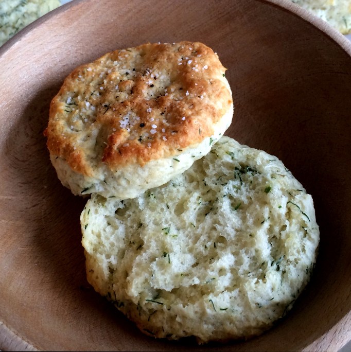 Savory Dill Yogurt Biscuits