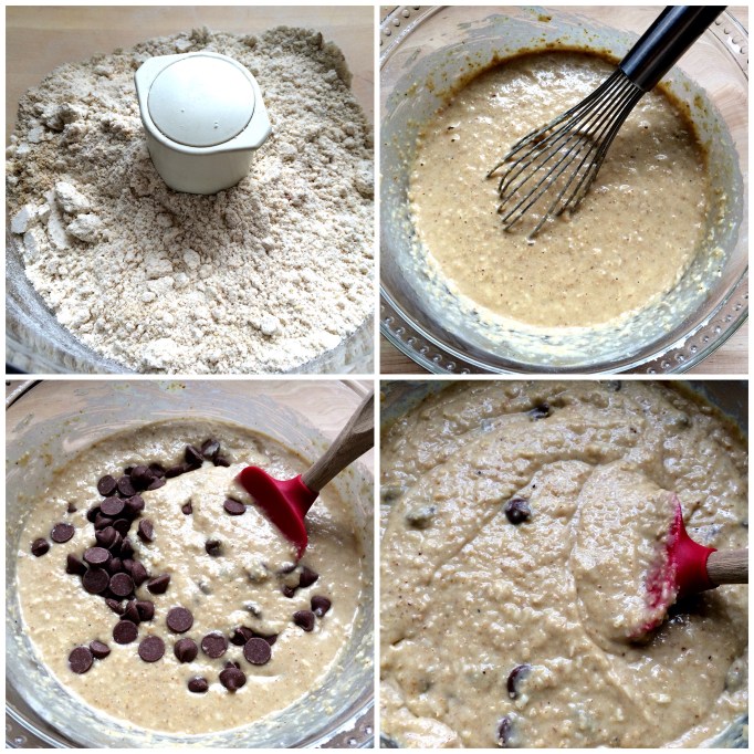 Chocolate Chip Coconut Oat Muffins