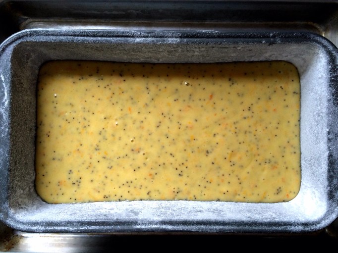 Clementine Poppy Seed Pound Cake with Earl Grey Glaze