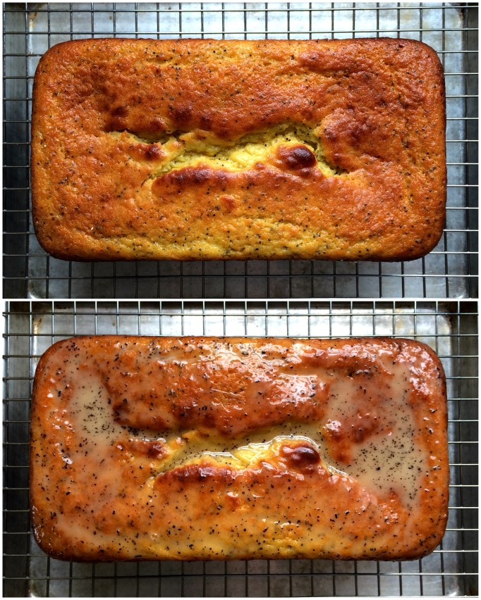 Clementine Poppy Seed Pound Cake with Earl Grey Glaze