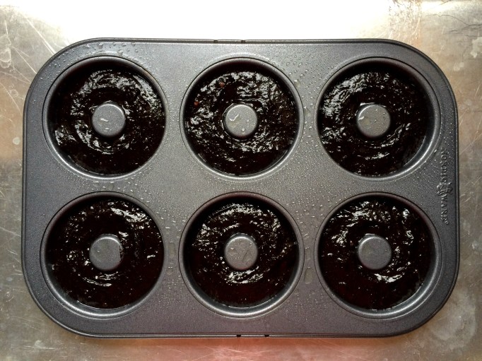 Baked Chocolate-Espresso Donuts with Blood Orange Glaze & Candied Blood Oranges