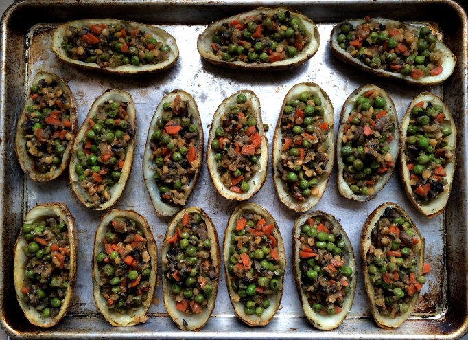 Shepherd's Pie Potato Skins