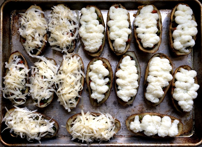 Shepherd's Pie Potato Skins