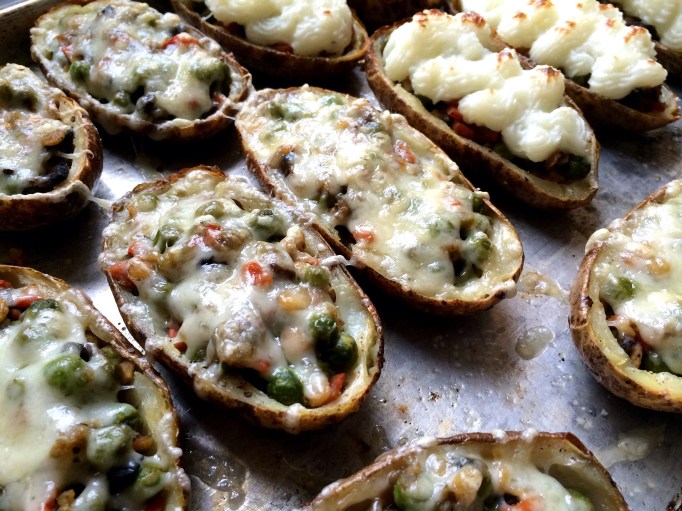 Shepherd's Pie Potato Skins