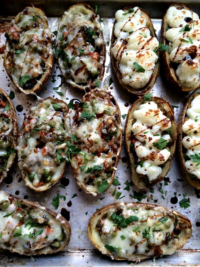Shepherd's Pie Potato Skins
