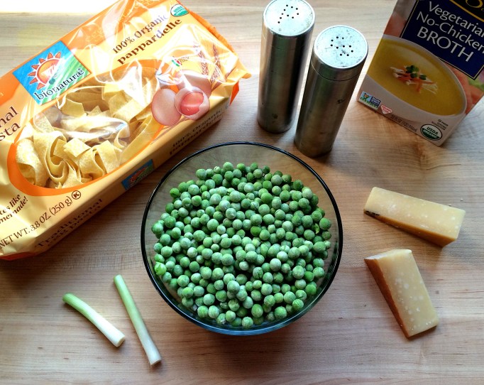 Pasta & Peas in Parmesan Broth
