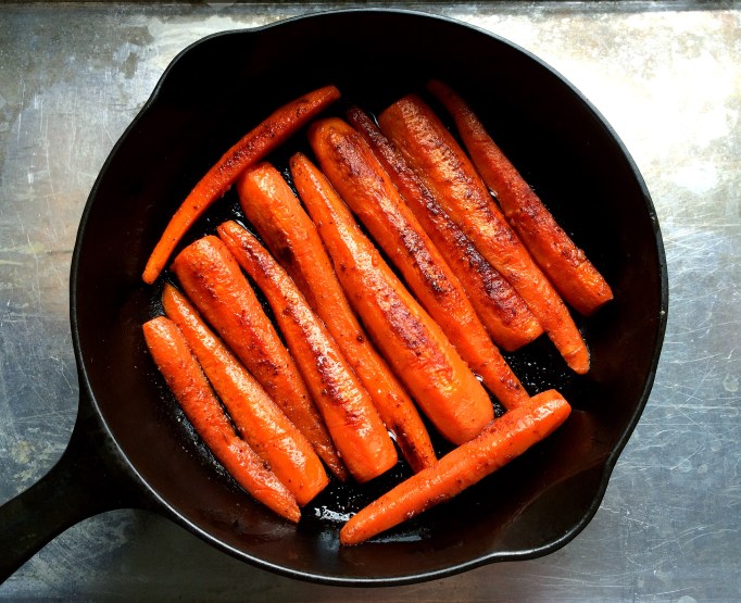 Spicy Pan-Roasted Carrots