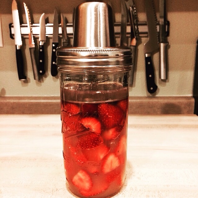 Skillet Shortcake with Fermented Strawberries