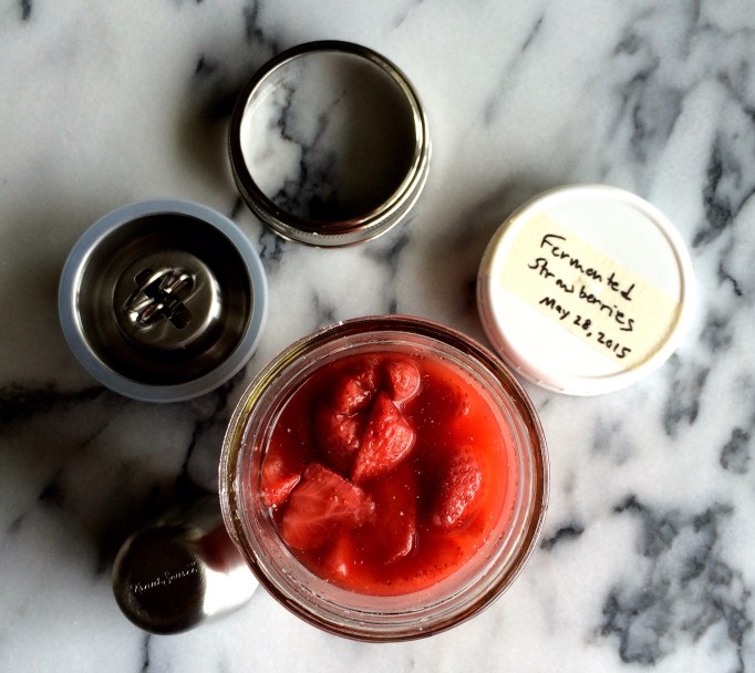 Skillet Shortcake with Fermented Strawberries