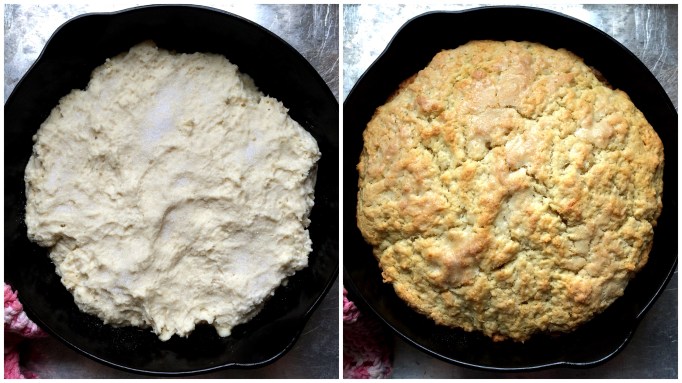 Skillet Shortcake with Fermented Strawberries