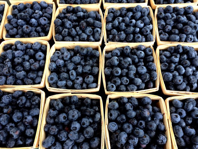 Healthier Blueberry Crisp